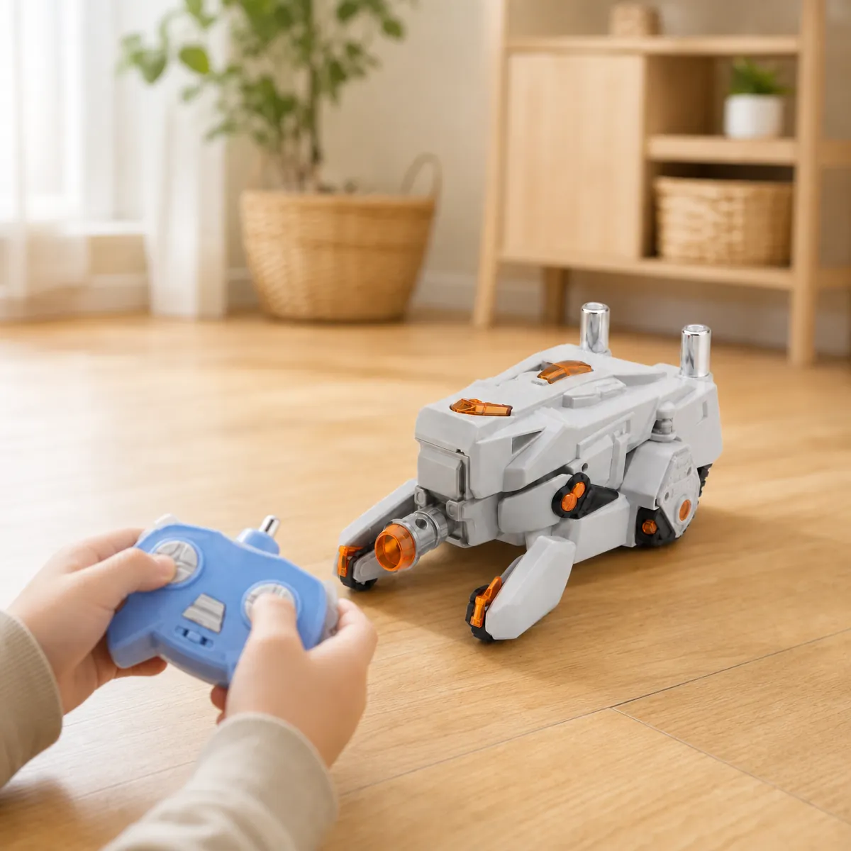 Rechargeable Remote-Control Toy · 1459-04 — being played with