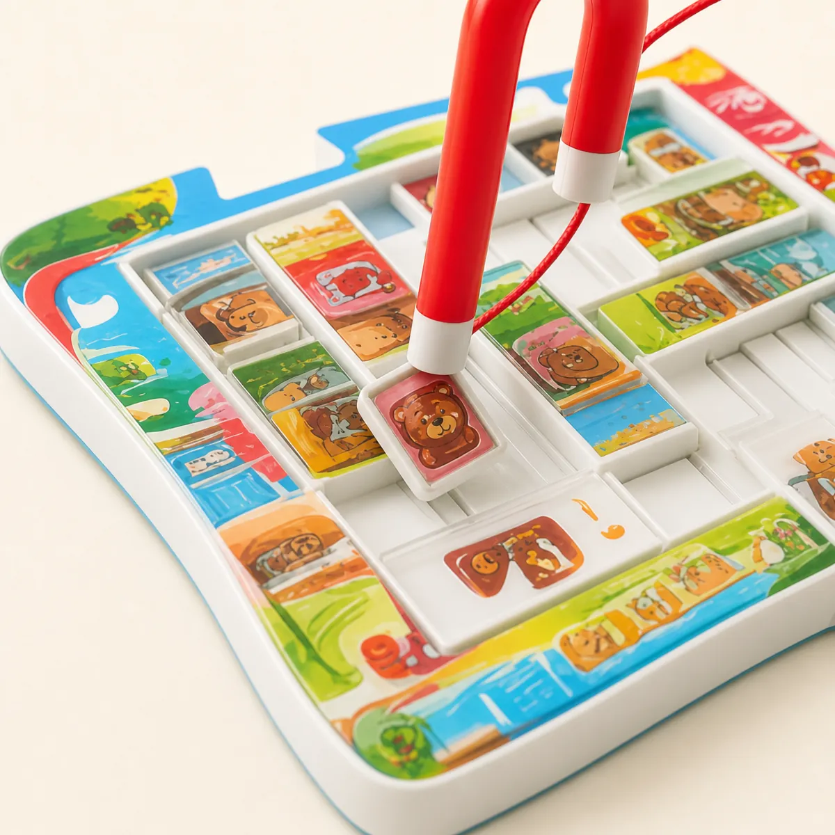 Kapibal Magnetic Card Game — close-up detail