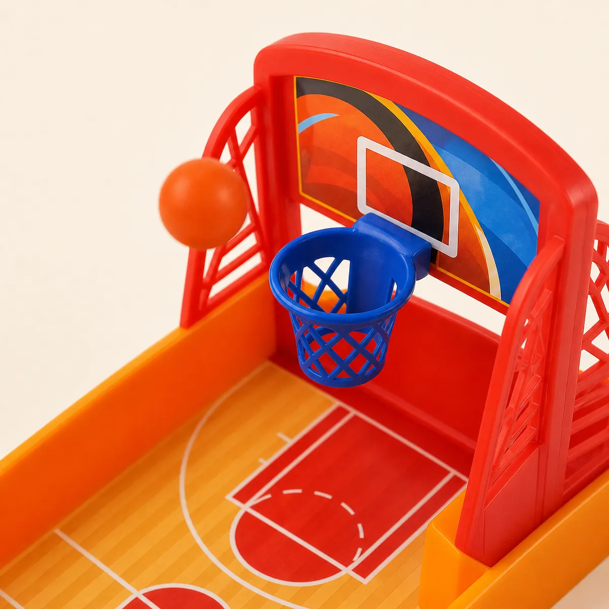 Tabletop Basketball Game — close-up detail
