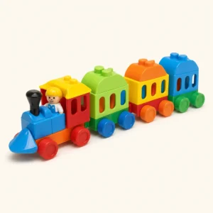 Train & Rocket Building Blocks — product photo