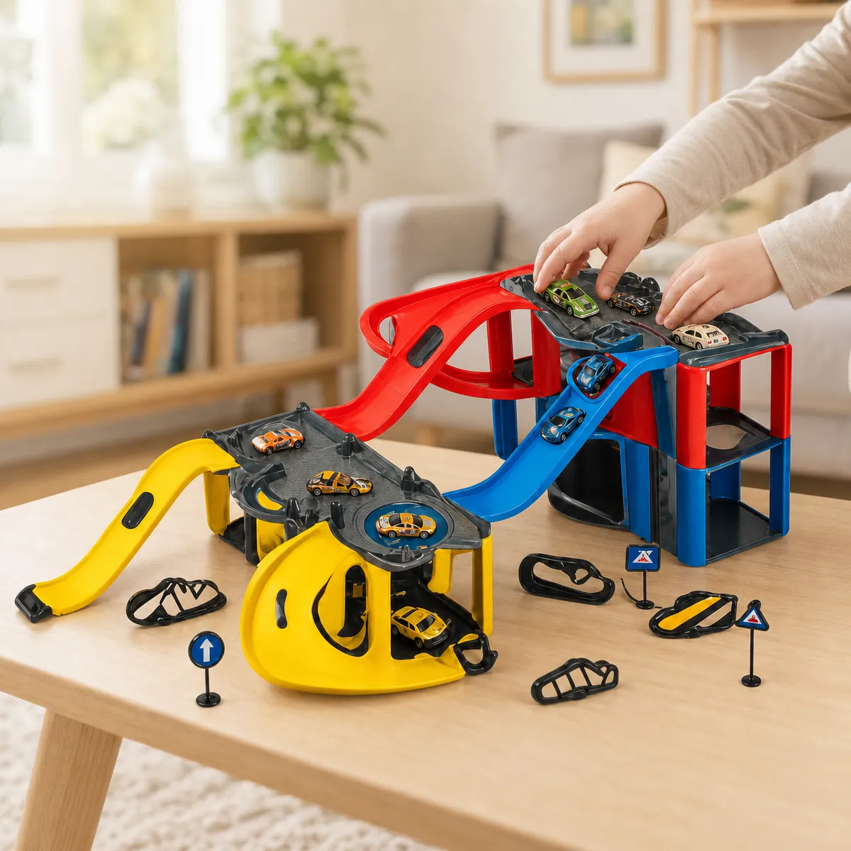 City Combination Parking Lot — being played with