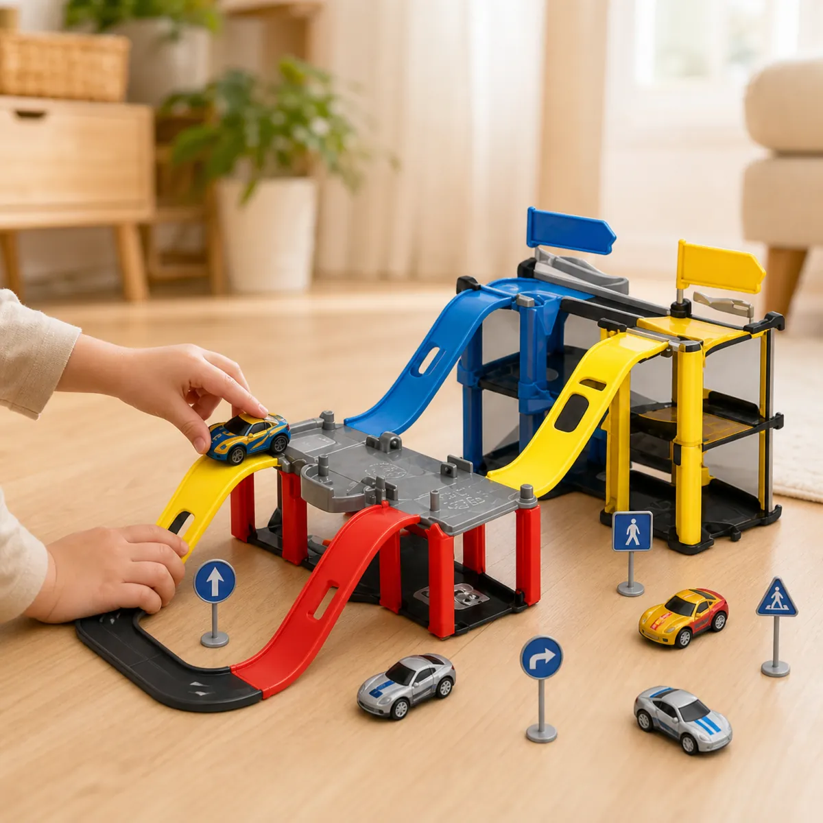 City Parking Lot Assembly Project — being played with