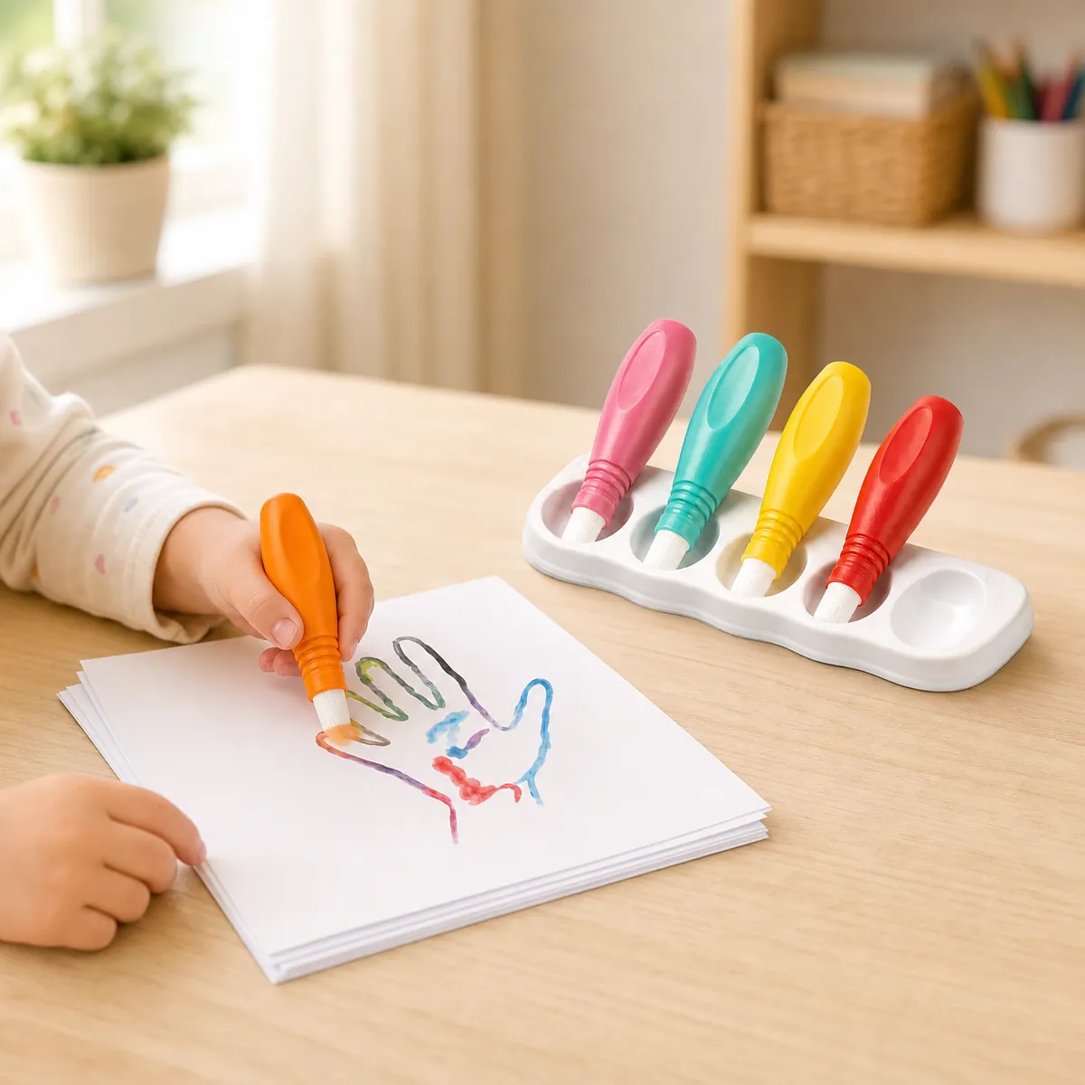 Phantom Magic Paintbrush Set · ZA-684 — being played with